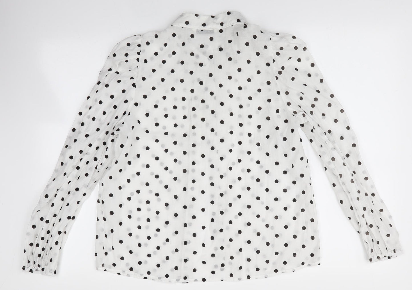 Astradivarius Womens Multicoloured Polka Dot  Basic Button-Up Size M