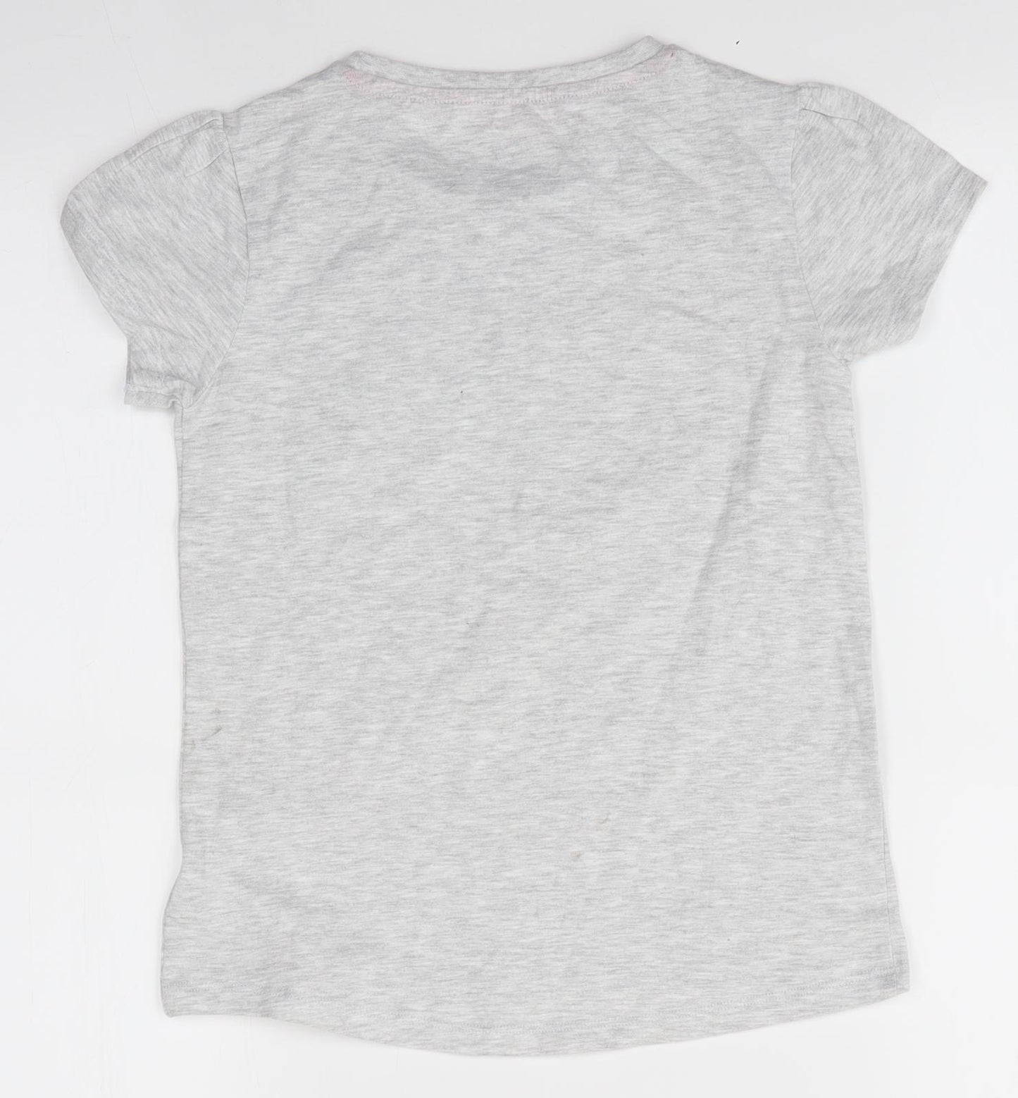 Character Girls Grey   Basic T-Shirt Size 8-9 Years  - Hello Kitty