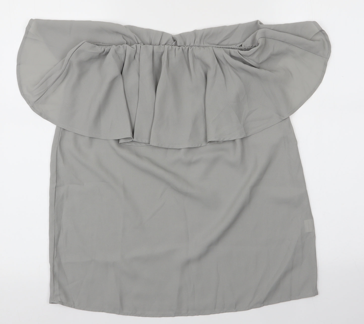 Preworn Womens Grey   Basic Blouse Size M