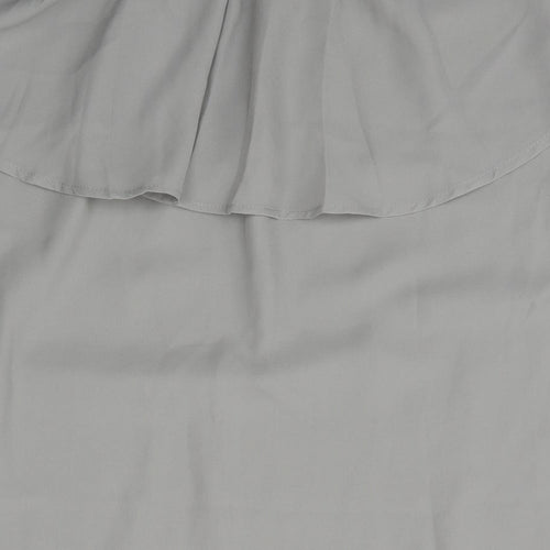 Preworn Womens Grey   Basic Blouse Size M