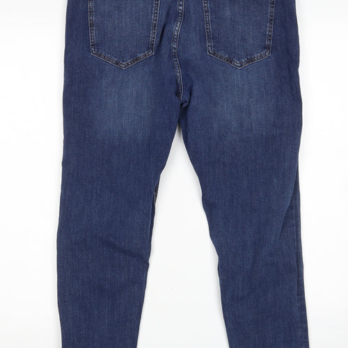 M&S Womens Blue   Skinny Jeans Size 16 L27 in