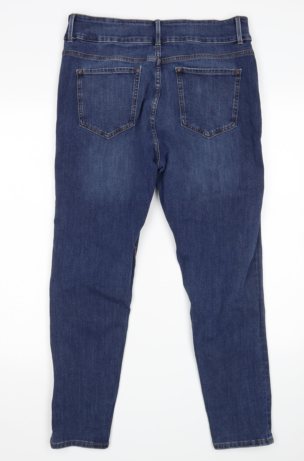 M&S Womens Blue   Skinny Jeans Size 16 L27 in