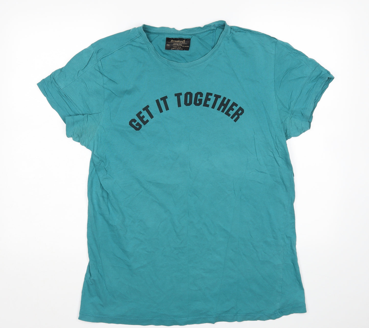 Breakout Womens Green   Basic T-Shirt Size XL