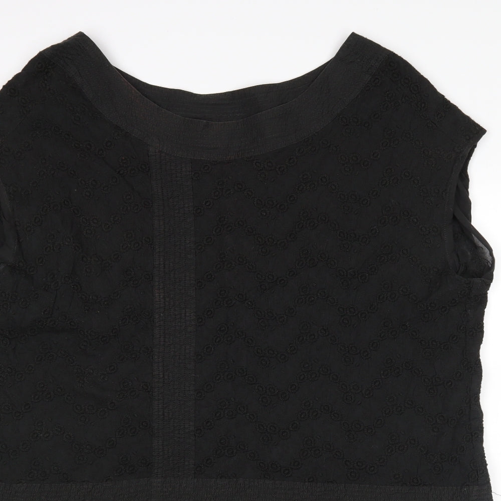 AllSaints Womens Black   A-Line  Size 14