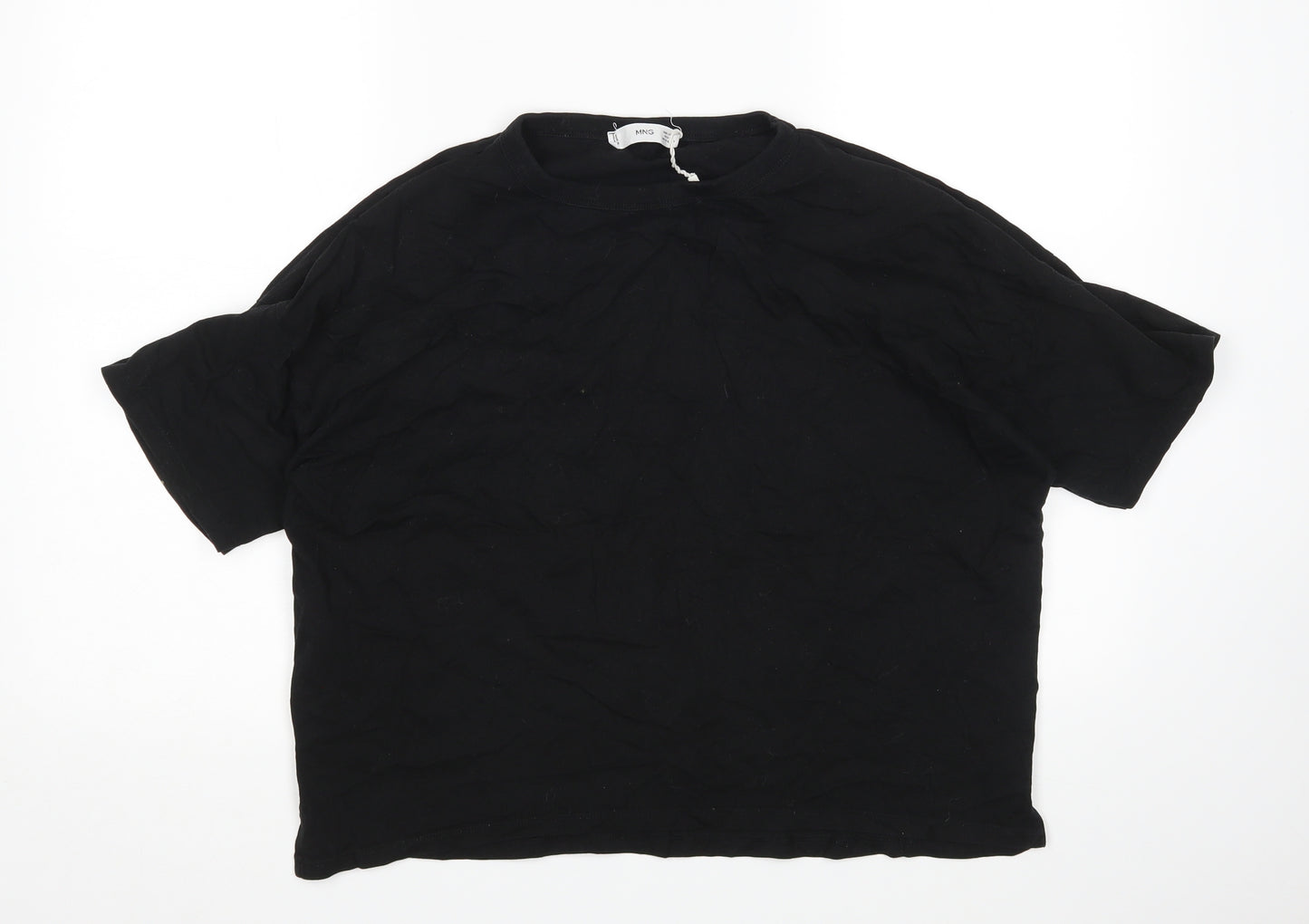 MNG Womens Black   Basic T-Shirt Size S