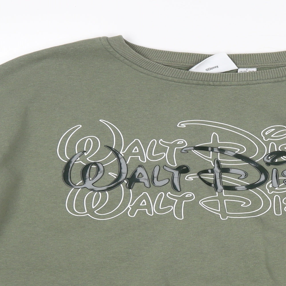 Primark Womens Green   Pullover Sweatshirt Size L