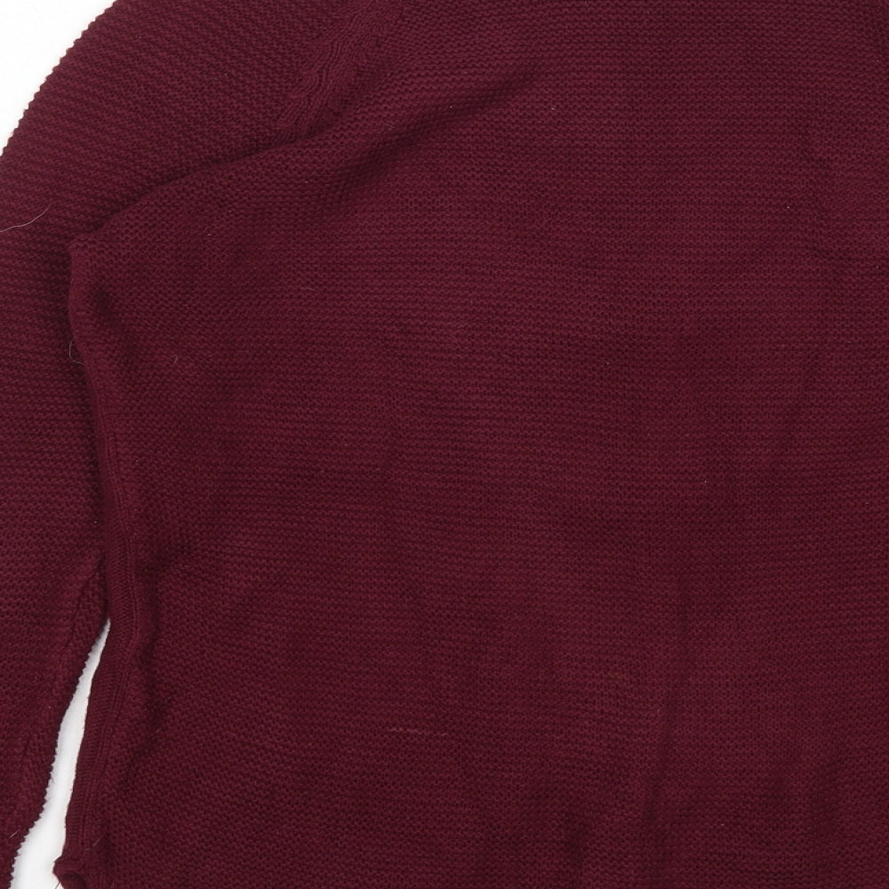 Stradivarius Womens Purple   Pullover Jumper Size S