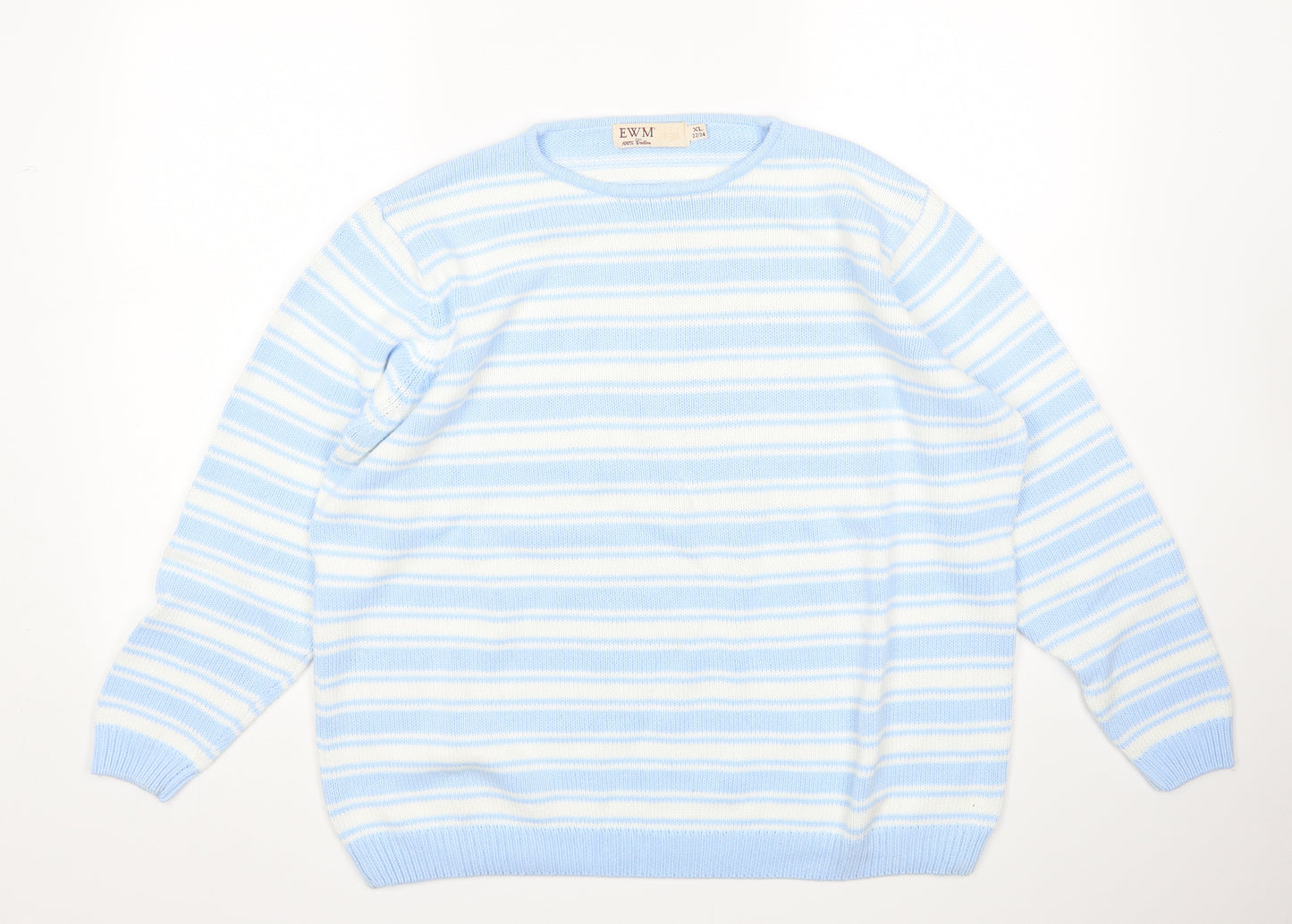 EWM Womens Multicoloured Striped  Pullover Jumper Size XL