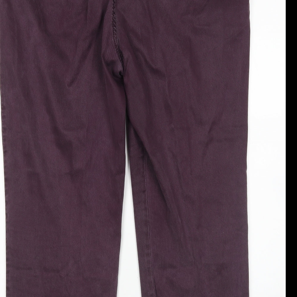 M&S Womens Purple   Straight Jeans Size 22 L28 in