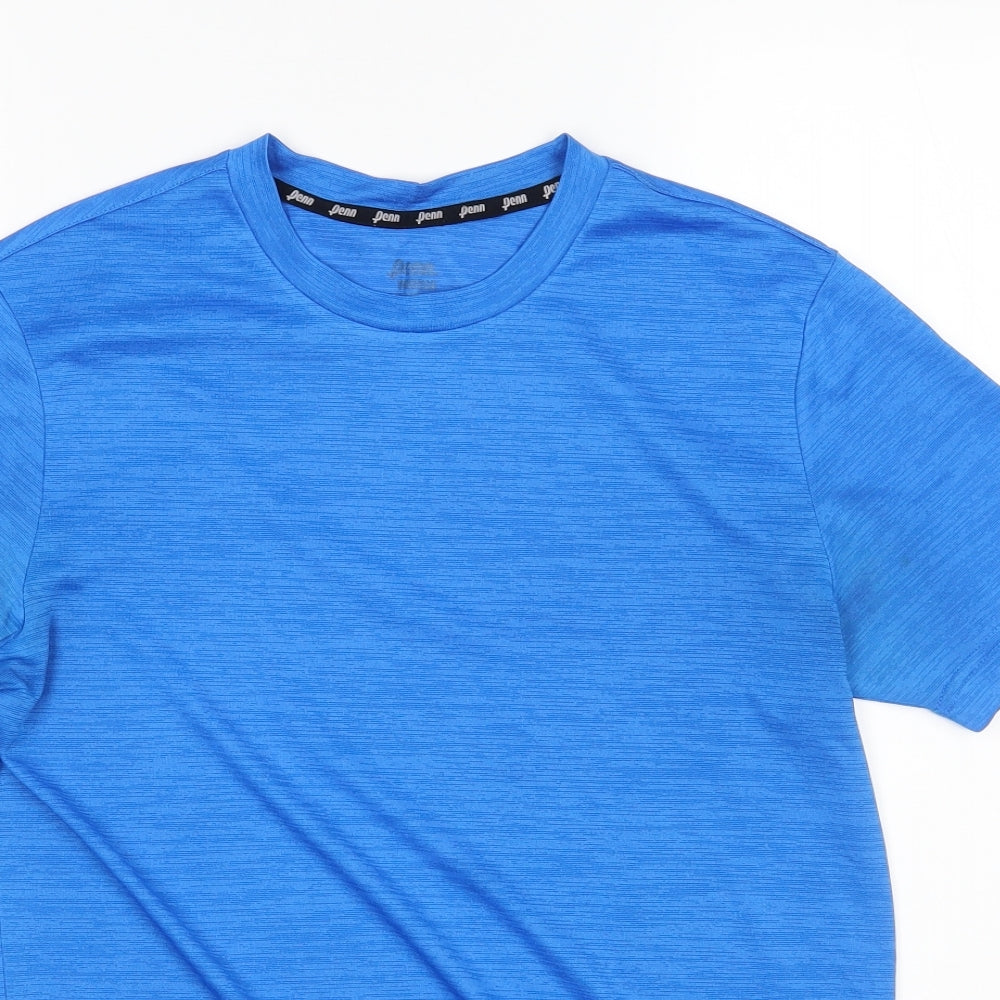 Penn Mens Blue   Basic T-Shirt Size S