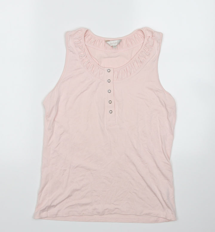 Lakeland Womens Pink Basic Tank Size 14