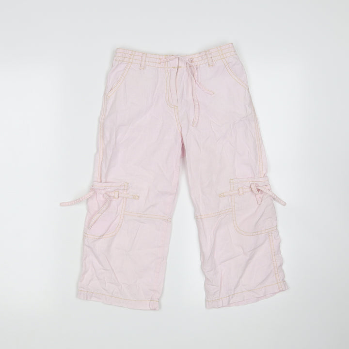 NEXT Girls Pink Cargo Trousers Size 9 Months