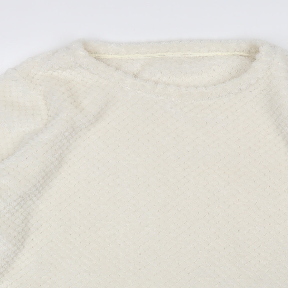 George Womens White   Top Pyjama Top Size 12