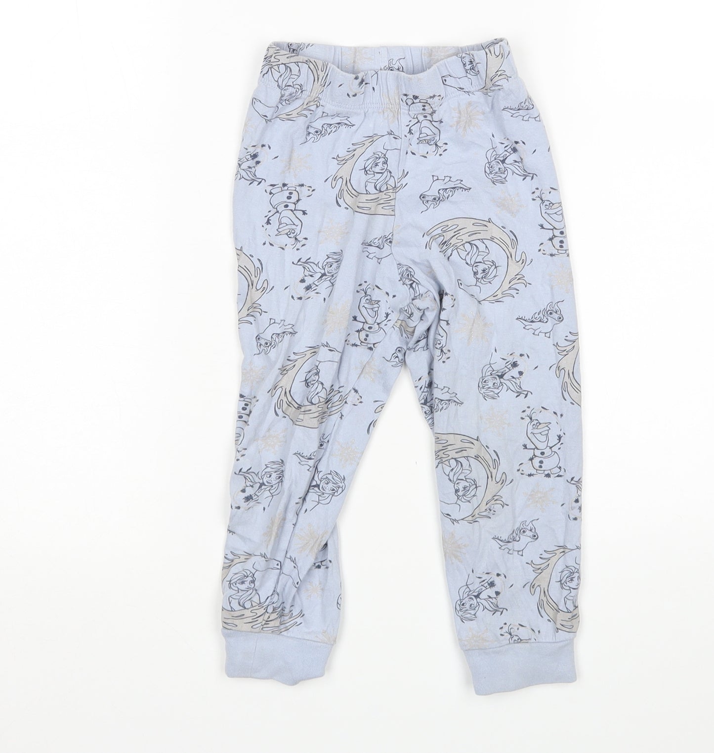 M&S Girls Blue    Pyjama Pants Size 3-4 Years  - Frozen