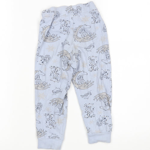 M&S Girls Blue    Pyjama Pants Size 3-4 Years  - Frozen