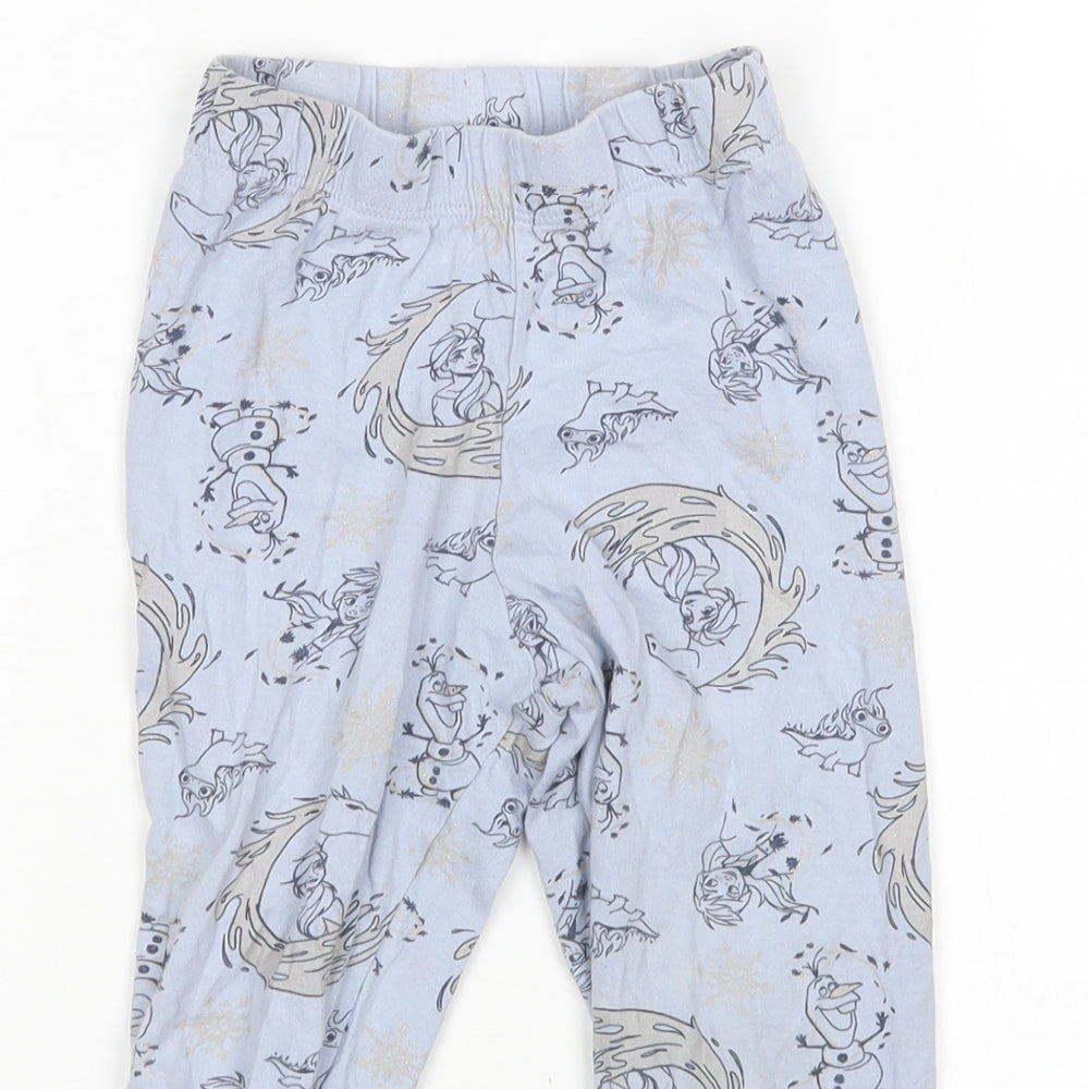 M&S Girls Blue    Pyjama Pants Size 3-4 Years  - Frozen