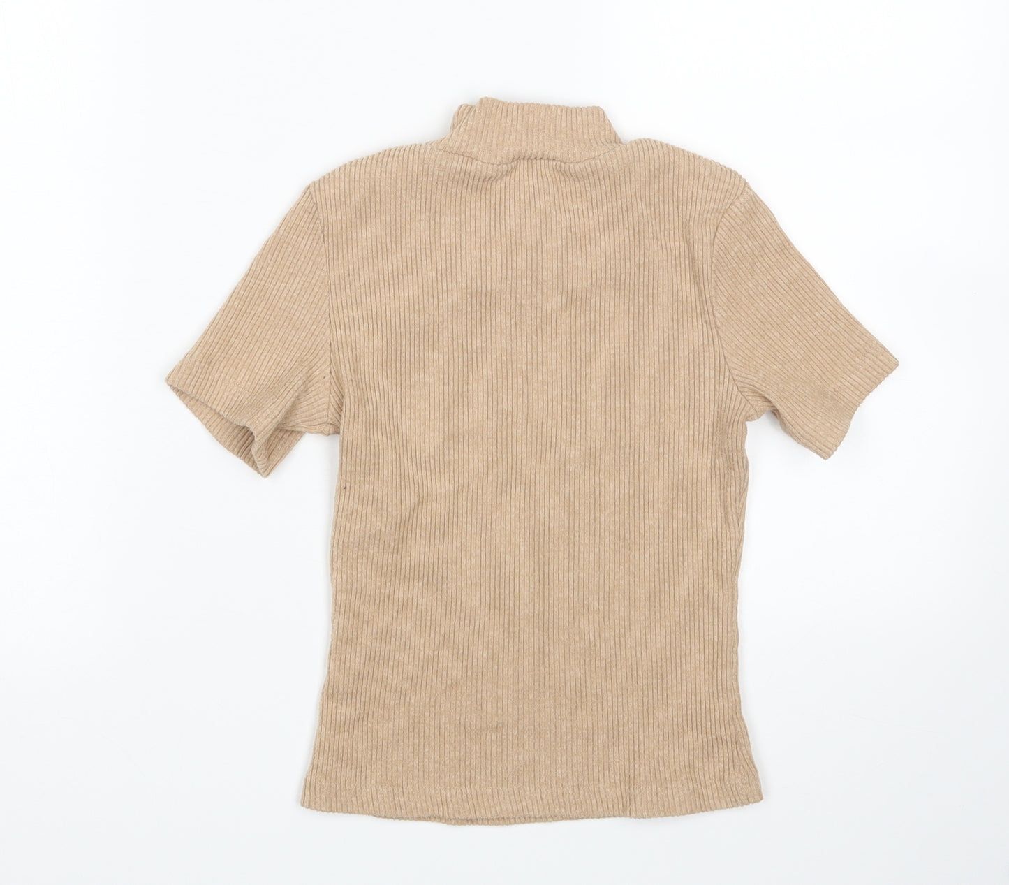 PRETTYLITTLETHING Womens Brown   Pullover Jumper Size 4