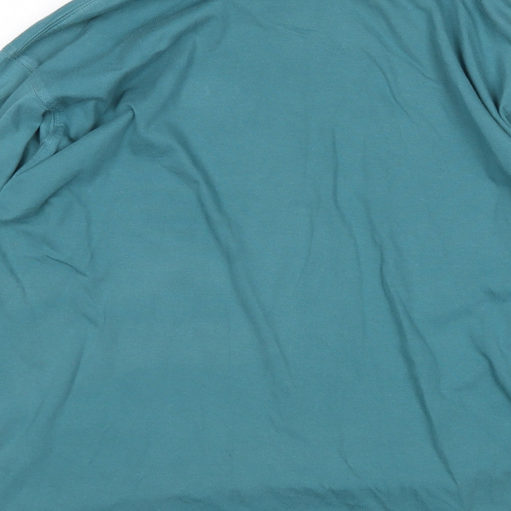 Cotton Traders Mens Green    T-Shirt Size M