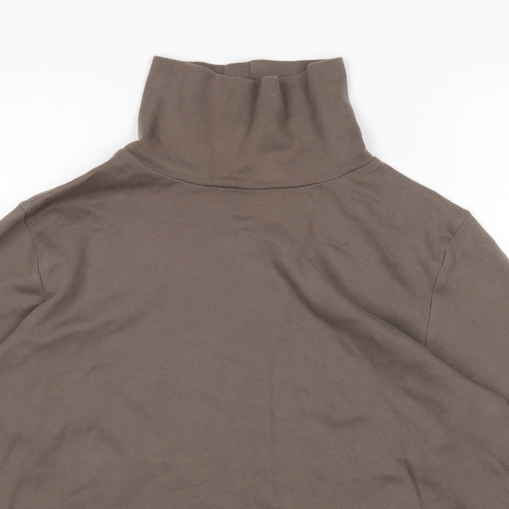 BHS Womens Brown   Basic T-Shirt Size 20