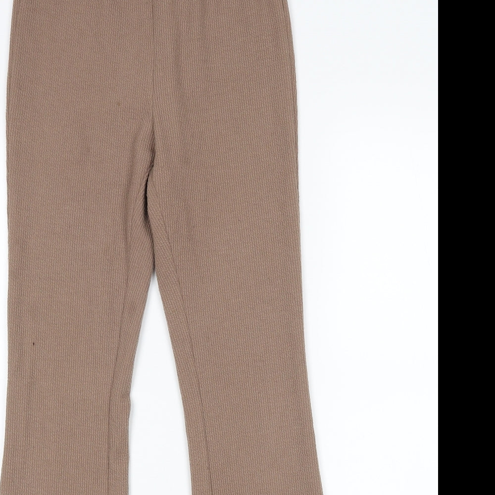 SheIn Womens Brown   Jogger Leggings Size S L30 in - Flared