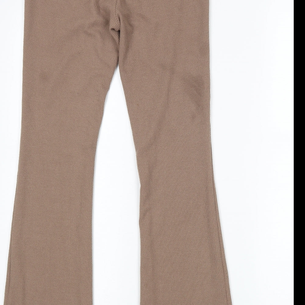 SheIn Womens Brown   Jogger Leggings Size S L30 in - Flared