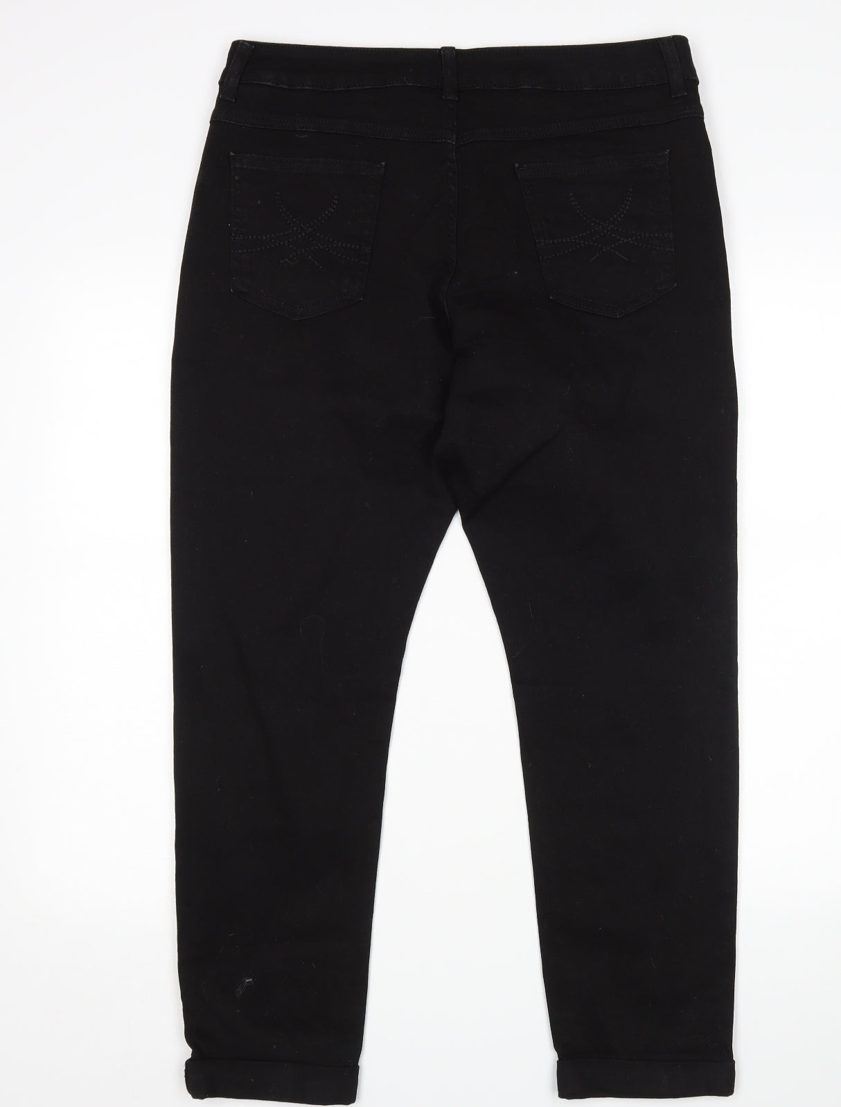 M&S Womens Black   Skinny Jeans Size 14 L27 in - Relaxed Skinny