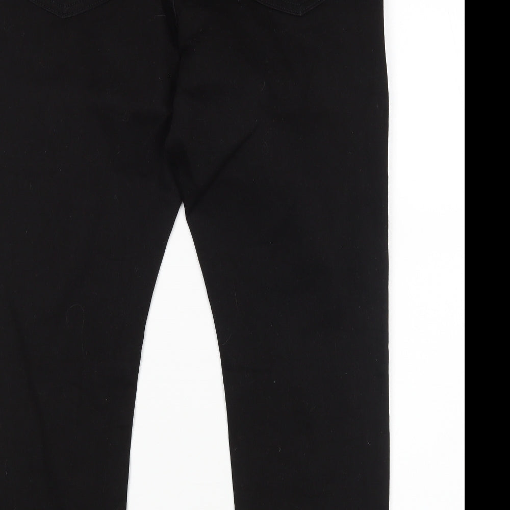 M&S Womens Black   Skinny Jeans Size 14 L27 in - Relaxed Skinny