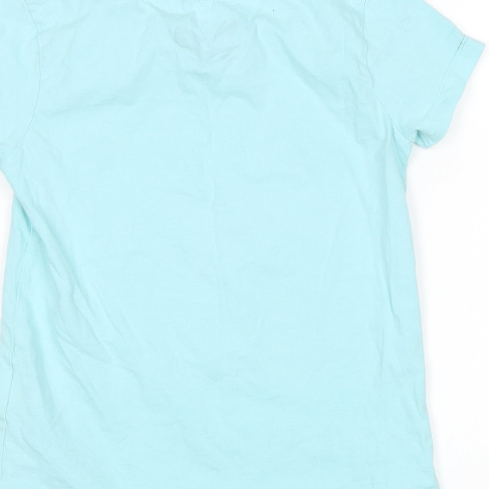 Bluezoo Girls Blue   Basic T-Shirt Size 7-8 Years