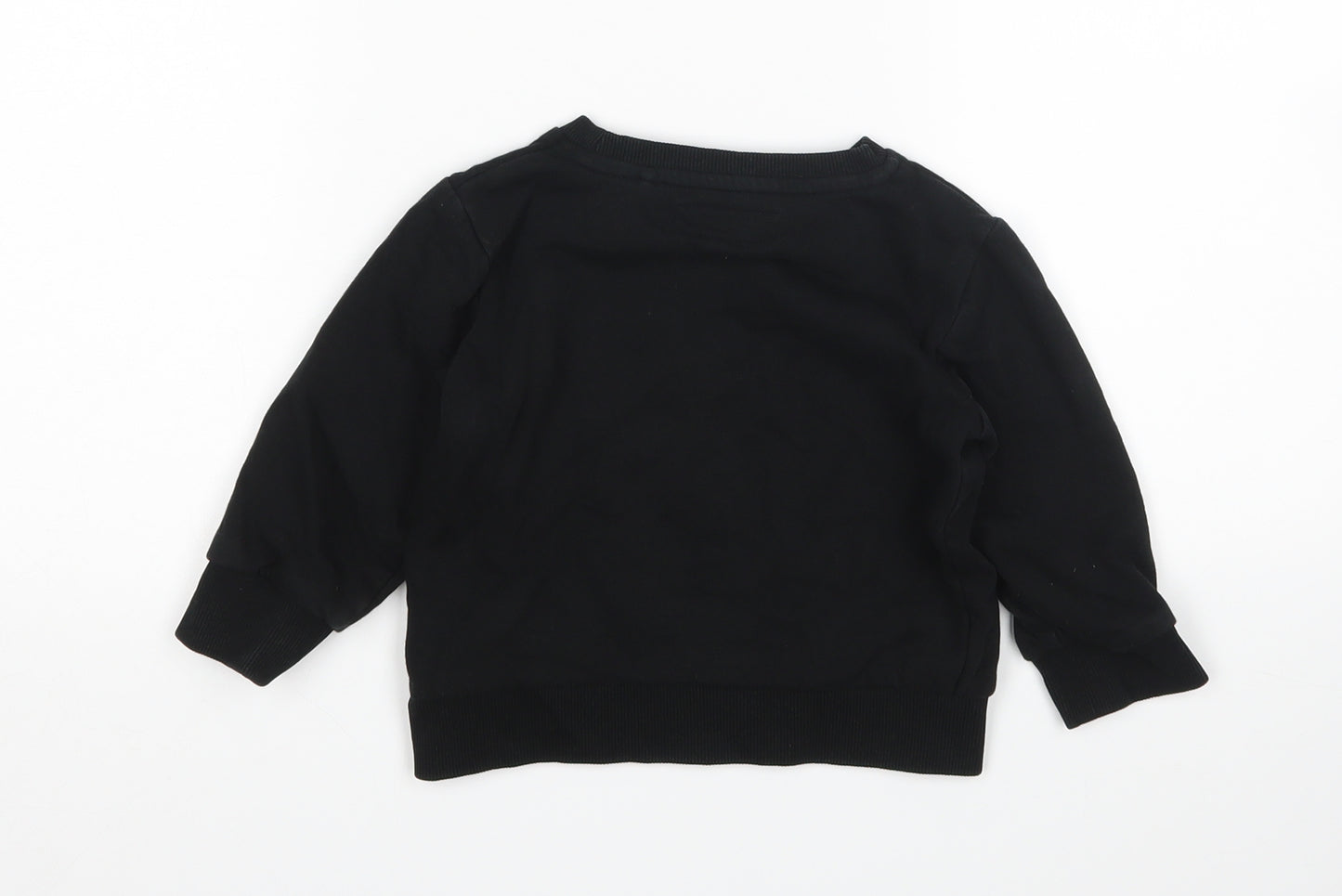 NEXT Boys Black   Pullover Jumper Size 18-24 Months