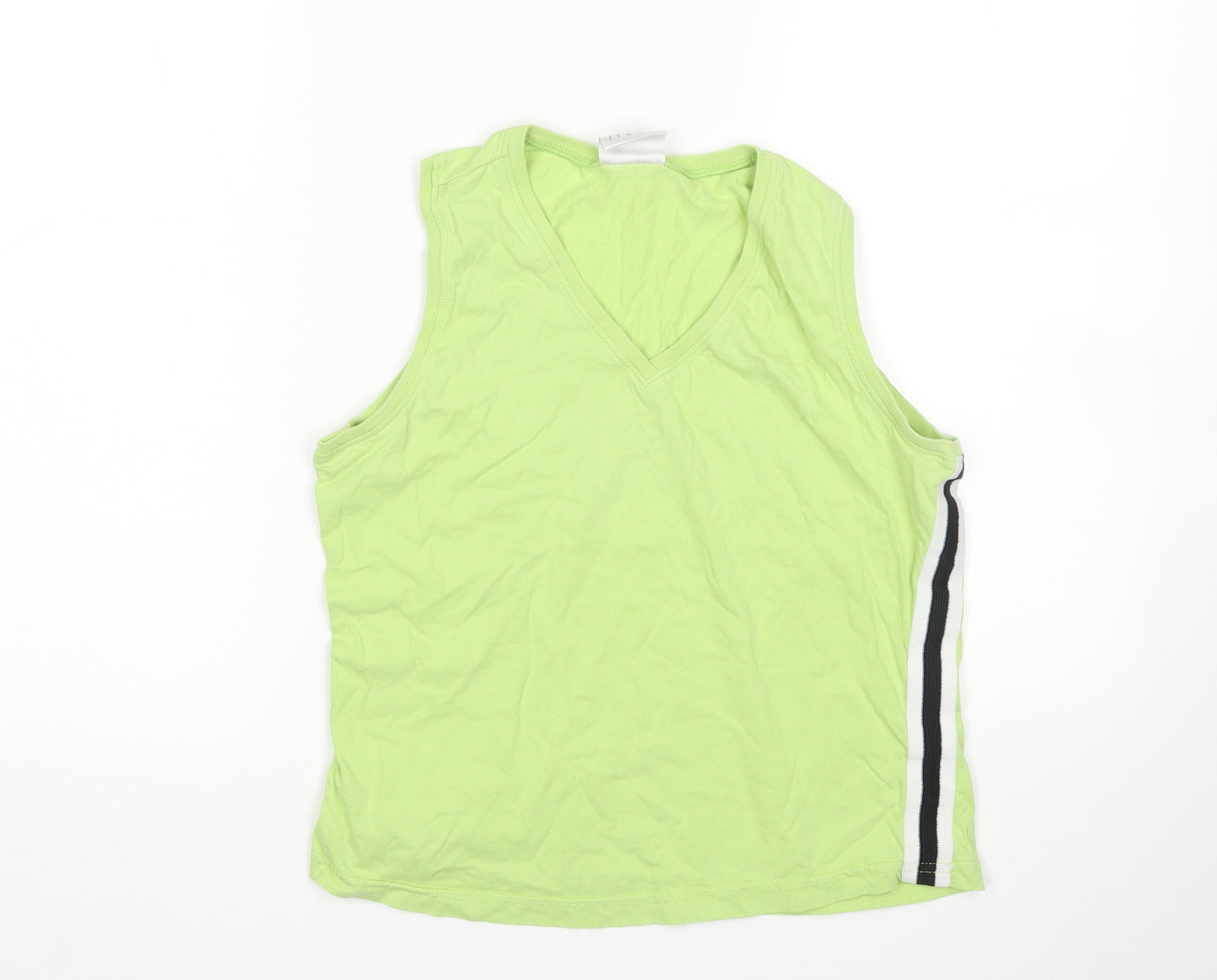 Tesco Womens Green   Basic Tank Size 14