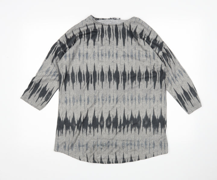 Principles Womens Grey   Pullover Jumper Size 12