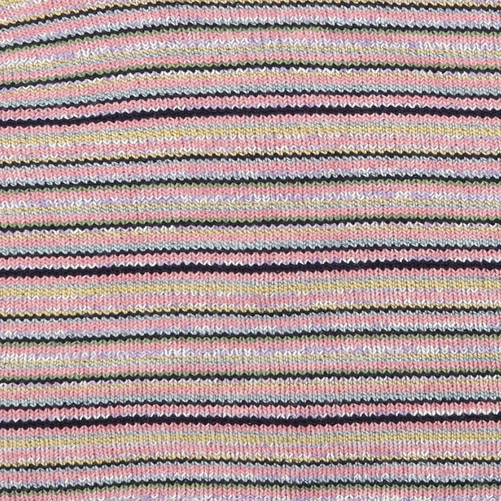 Per Una  Womens Multicoloured Striped  Cardigan Jumper Size 14