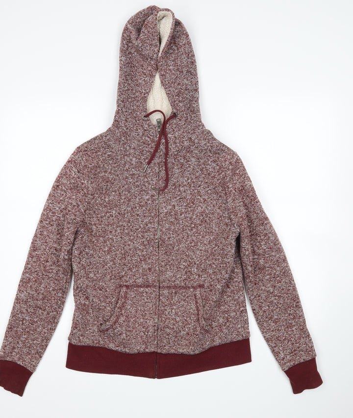 Atmosphere Womens Brown Full Zip Hoodie Size 10