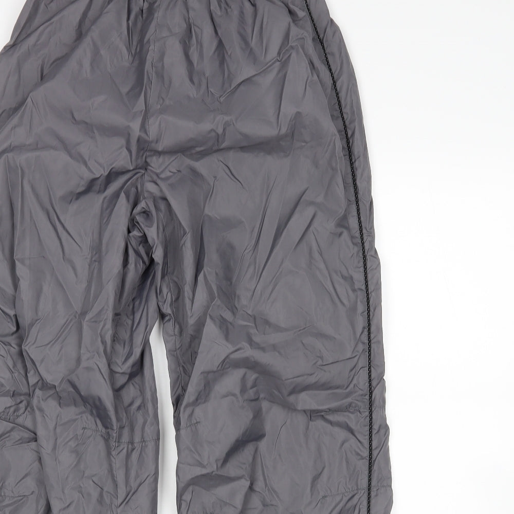 GlobalTec Mens Grey   Rain Trousers Trousers Size M L31 in