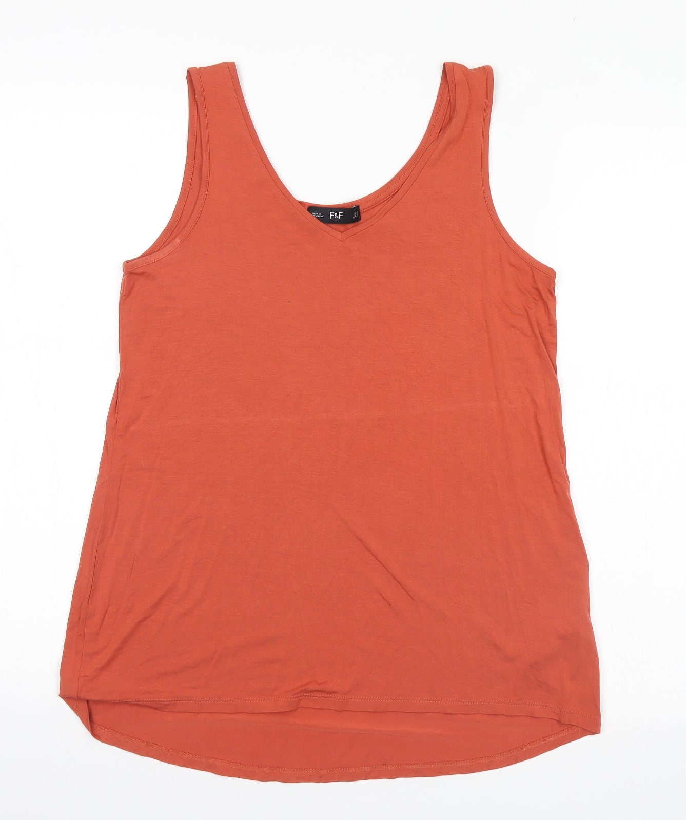 F&F Womens Red   Basic Tank Size 10