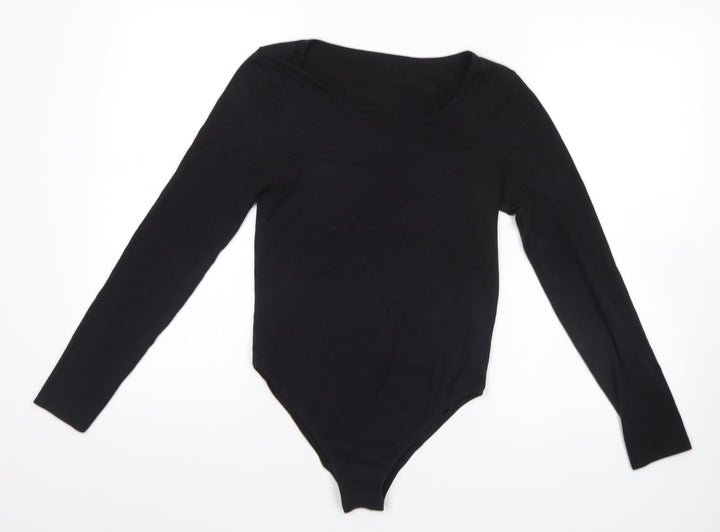 IRIS Womens Black Leotard One-Piece Size S