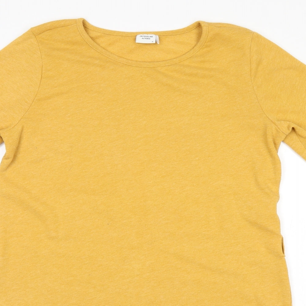 Only Womens Gold   Basic T-Shirt Size M