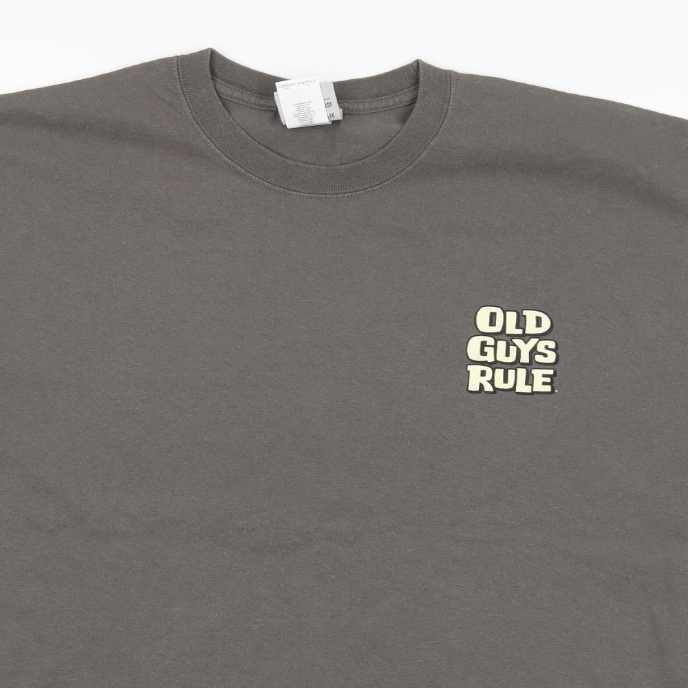 Old Guys Rule Mens Green    T-Shirt Size XL  - The Older I get... The Better It was