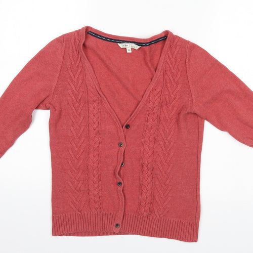 Fat Face Womens Red   Cardigan Jumper Size 10