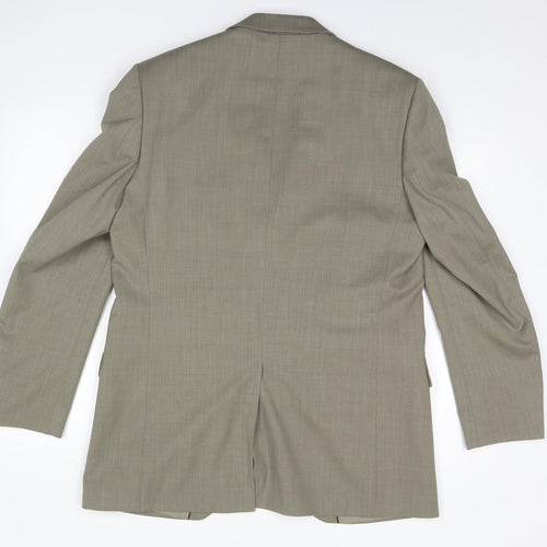 BHS Mens Beige   Overcoat Blazer