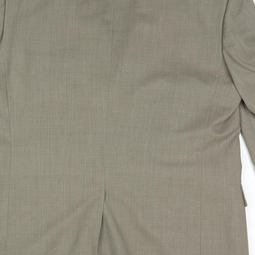 BHS Mens Beige   Overcoat Blazer