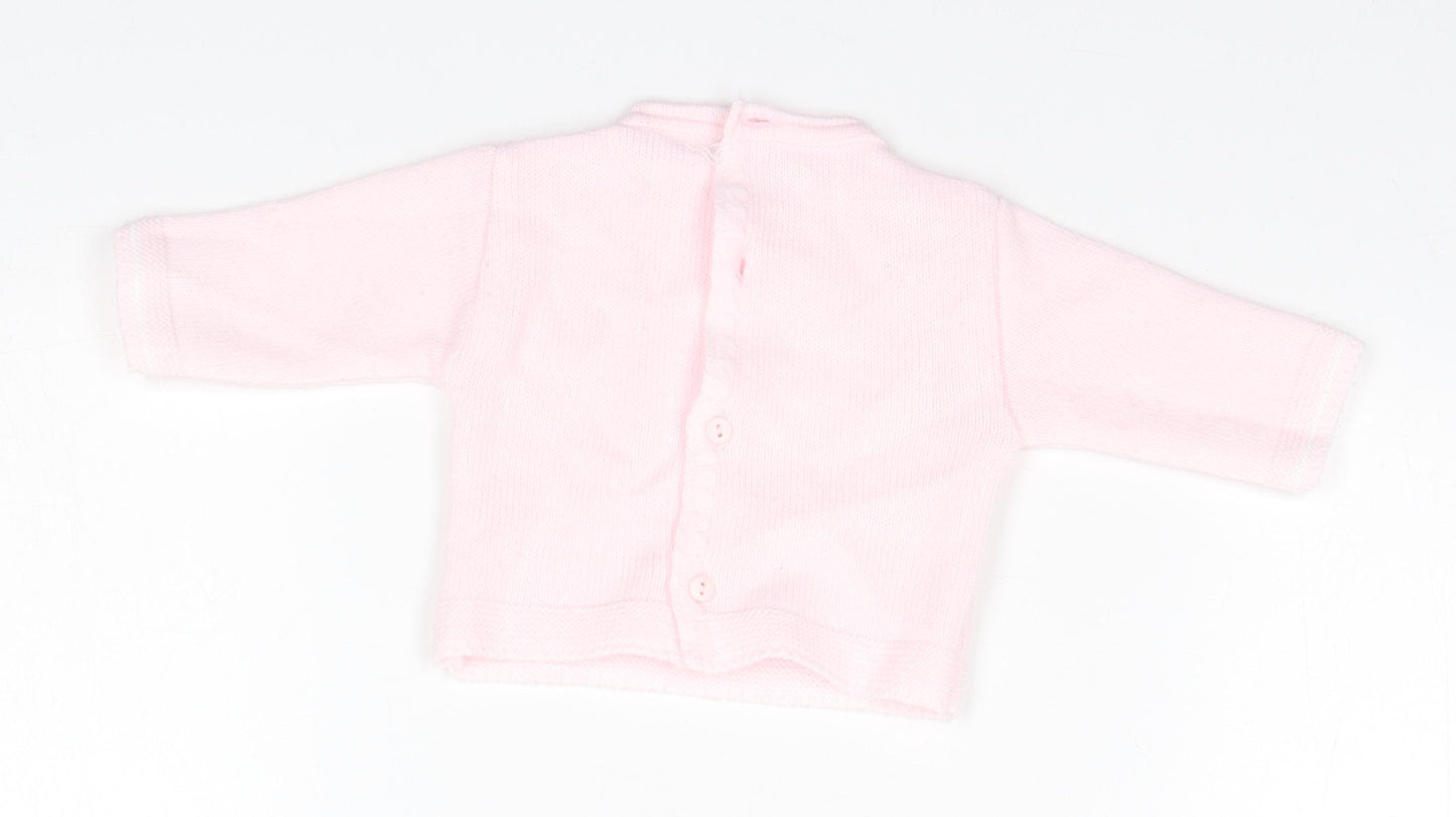 Dandelion Baby Pink   Cardigan Jumper Size 0-3 Months