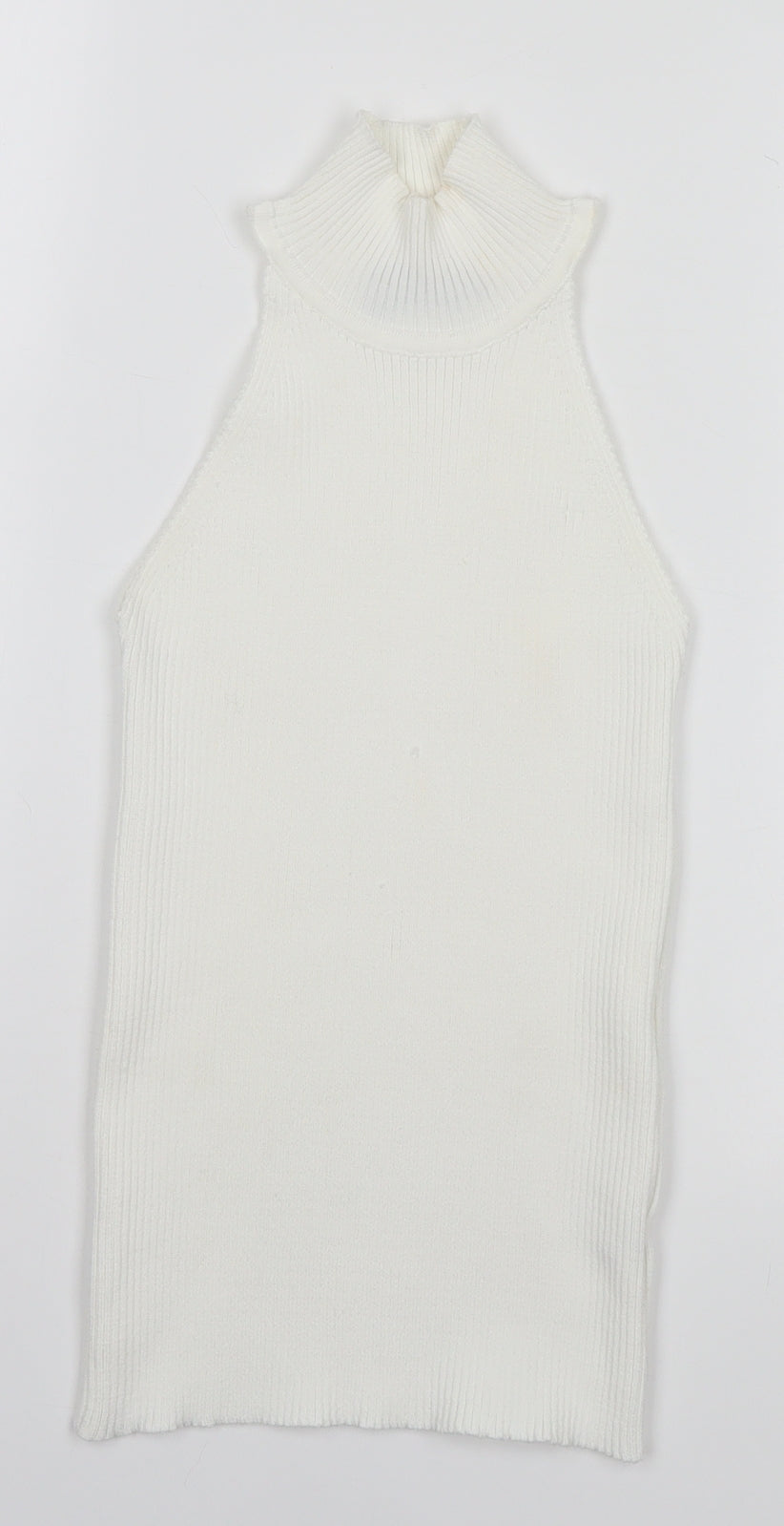 PRETTYLITTLETHING Womens White   Basic T-Shirt Size S