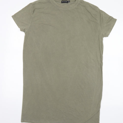 PRETTYLITTLETHING Womens Brown   Basic T-Shirt Size 8