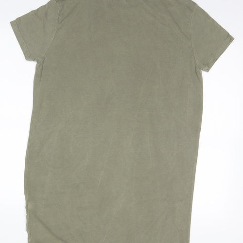 PRETTYLITTLETHING Womens Brown   Basic T-Shirt Size 8