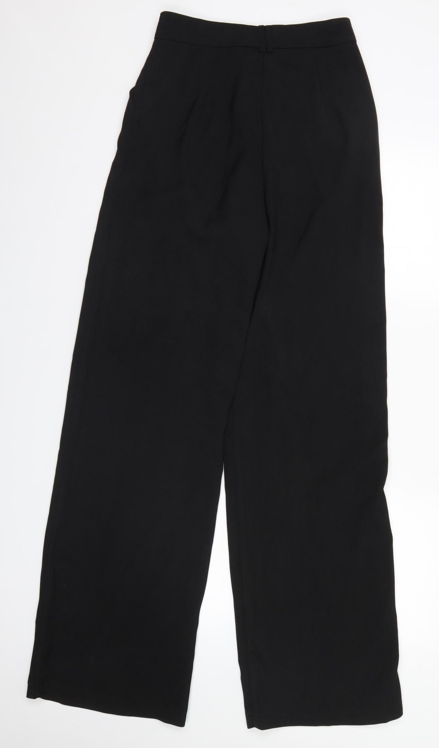 PRETTYLITTLETHING Womens Black   Trousers  Size 8 L28 in