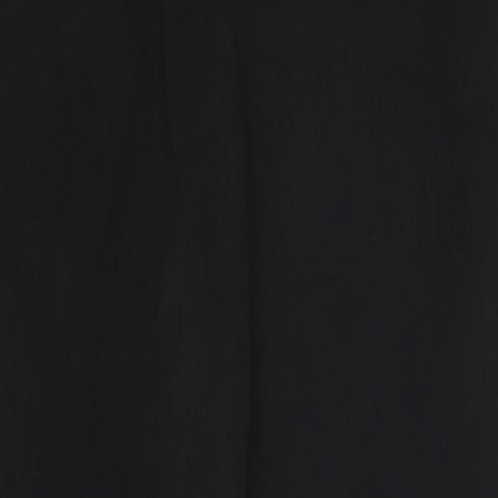 PRETTYLITTLETHING Womens Black   Trousers  Size 8 L28 in