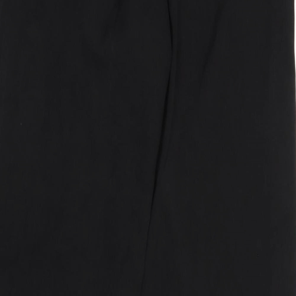 PRETTYLITTLETHING Womens Black   Trousers  Size 8 L28 in