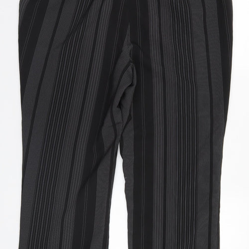 Chrmart Womens Grey Striped  Trousers  Size 20 L27 in