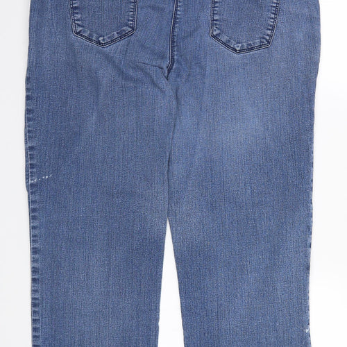 Preworn Womens Blue   Straight Jeans Size 18 L28 in